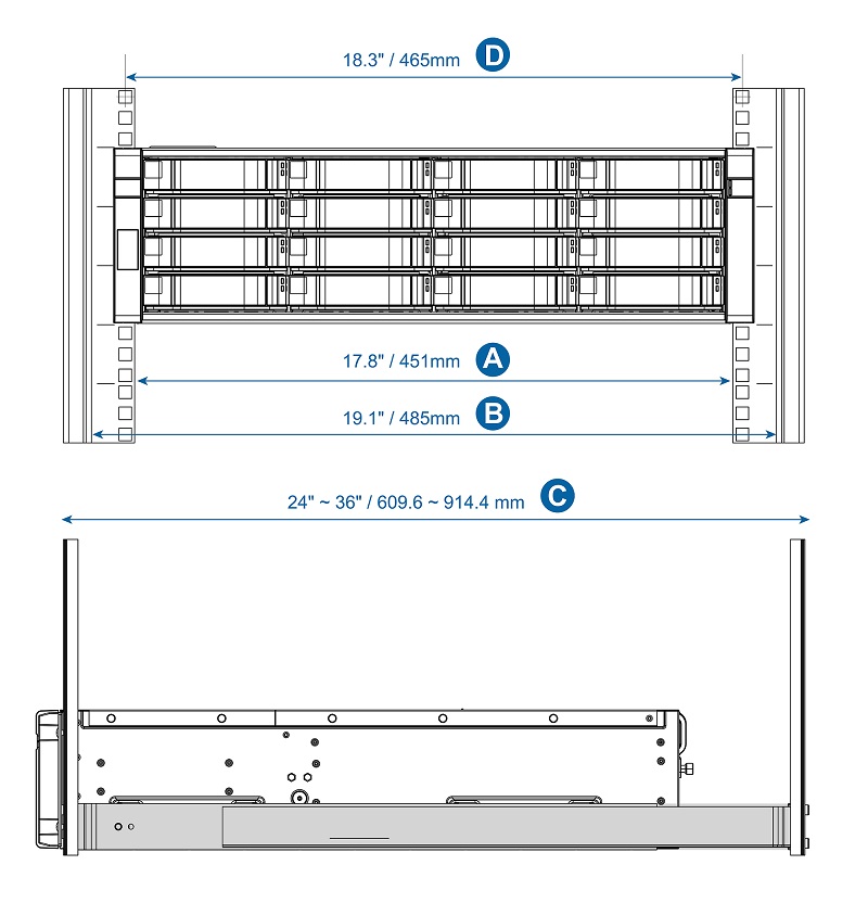 QNAP RAIL-E02 - obrazek 2