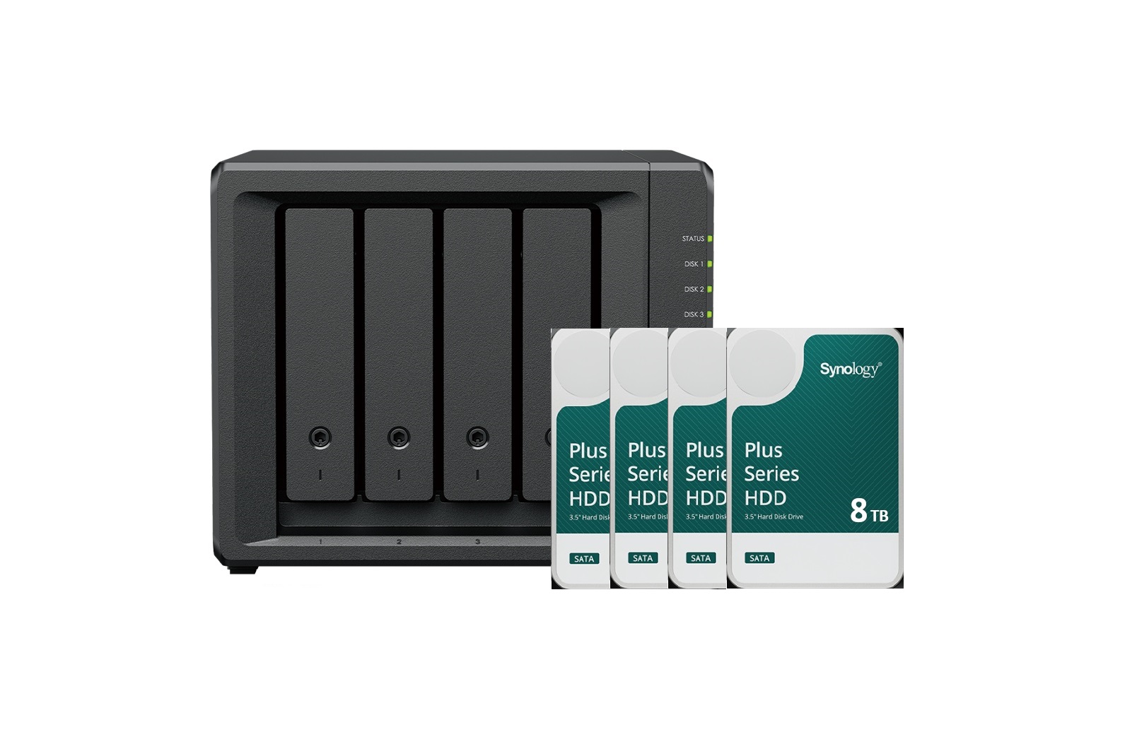 Zestaw Synology DS925+ + 4x dysk HDD 8TB HAT3320