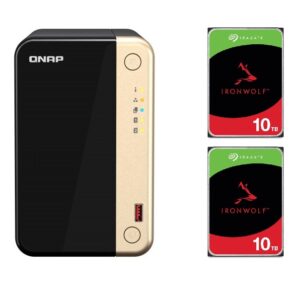 Zestaw QNAP TS-264-8G + 2x dysk HDD 10TB Seagate